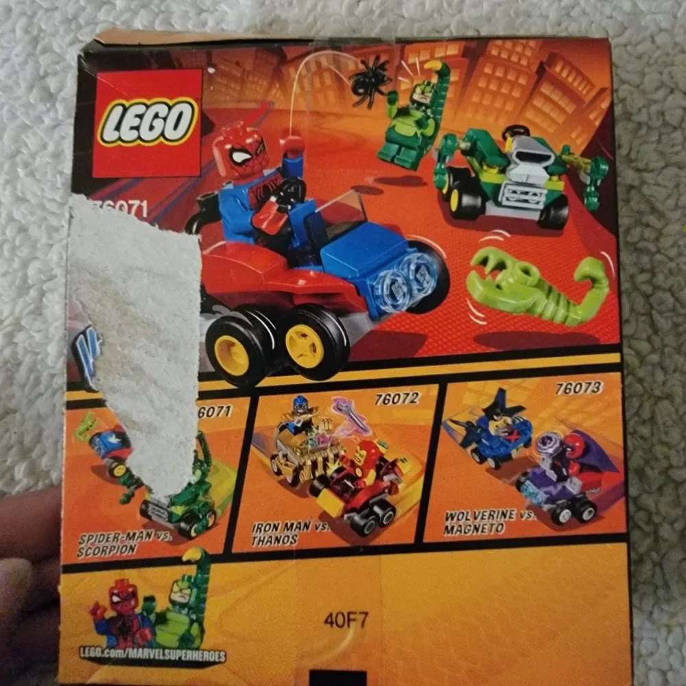 NEW Lego Marvel Mighty Micros Spiderman vs Scorpion